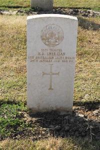 Ismailia War Memorial Cemetery - Sheridan, Henry Bradley
